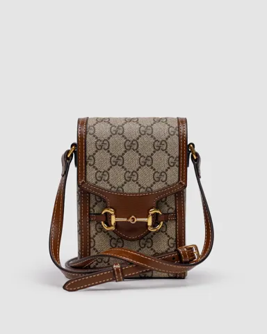 Gucci Horsebit 1955 Mini Bag Brown/Gold