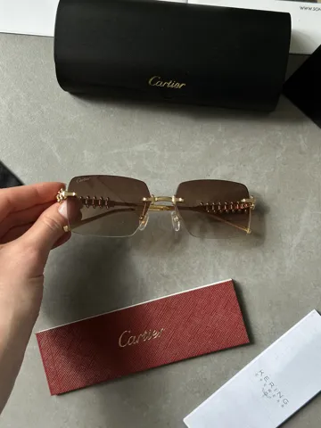 Cartier Clash Brown/Gold CT0545S 001 L 58/17/140