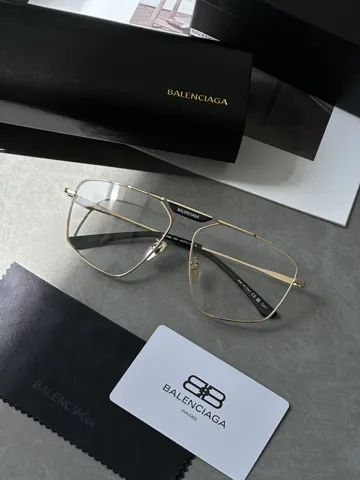 Balenciaga Clear/Gold BB0246S 003 61/15/145