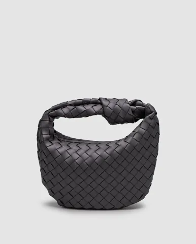 Bottega Veneta Nappa Intrecciato Mini Jodie Grey