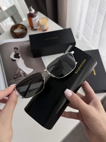 Balenciaga Black/Silver BB0415O 002 XL 64/14/145