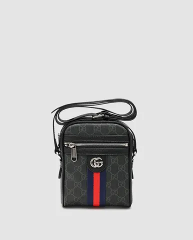 Gucci Ophidia GG Supreme Crossbody Bag Grey