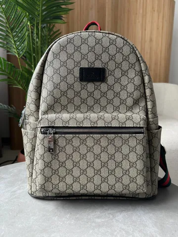 Gucci GG Medium Backpack Beige