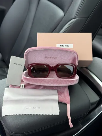 Miu Miu Burgundy/Brown MU B13S 52/22/140 14L-90Q 3N