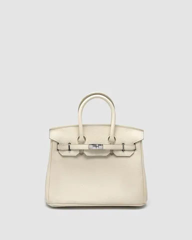 Rivet Bag Milk/Silver
