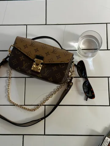 Louis Vuitton Pochette Métis East West Bag Brown/Beige/Gold(Магнітна коробка)