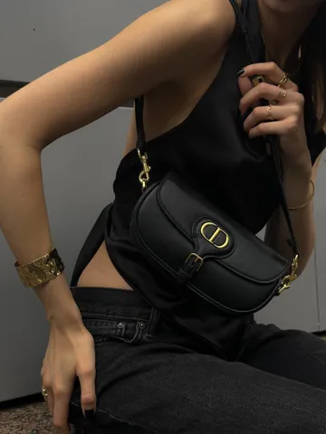 Dior Bobby East-West Bag Box Calfskin Black/Gold [бренд коробка]