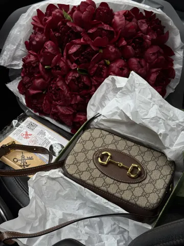 Gucci Horsebit 1955 Small Shoulder Bag Brown [оригінальна коробка]