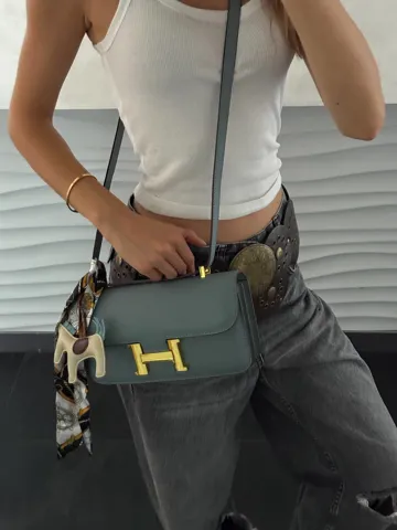 Hermès Constance 26 Blue/Gold