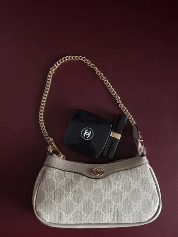 Gucci Ophidia GG Small Handbag Cream/Gold [магнітна коробка]