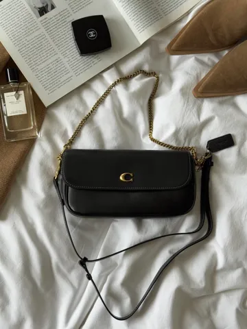 Coach Brook Flap Chain Black/Gold [оригінальна коробка]