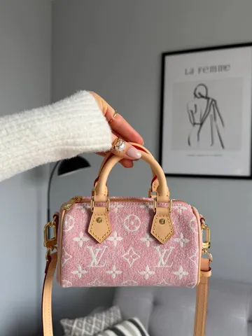 Louis Vuitton Speedy Nano Bag Pink/Gold