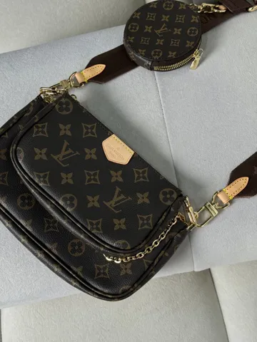 Louis Vuitton Multi Pochette Brown/Gold (магнітна коробка)